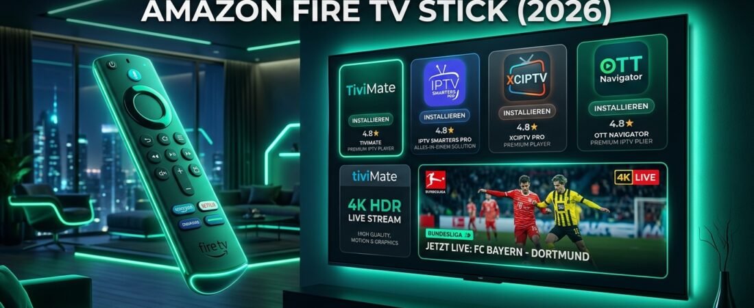 Die 7 besten IPTV Apps für den Fire TV Stick im Test (2026): TiviMate vs. Smarters & Co.