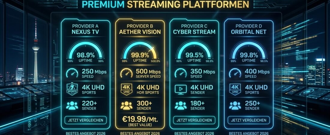 Bester IPTV Anbieter Deutschland: Der große Vergleich & Test 2026